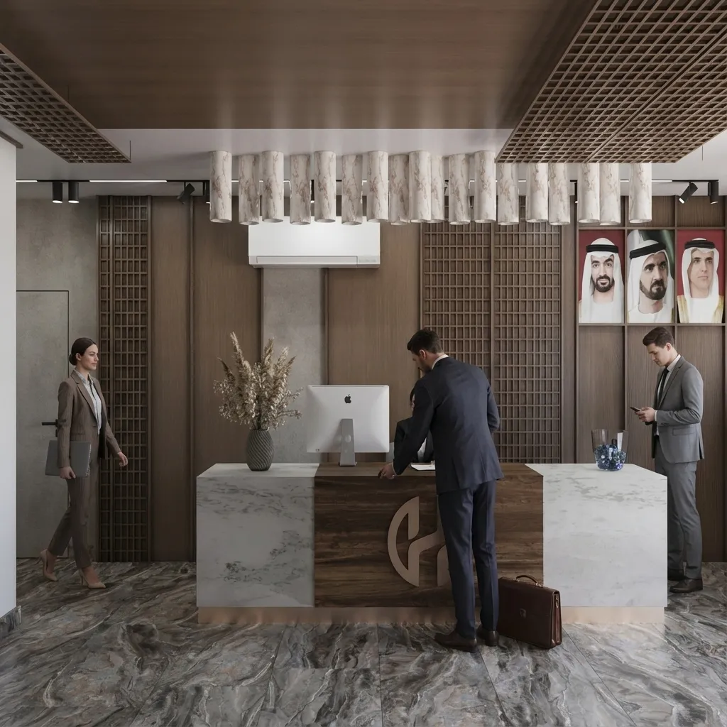 Corporate Lobby Entrance UAE
