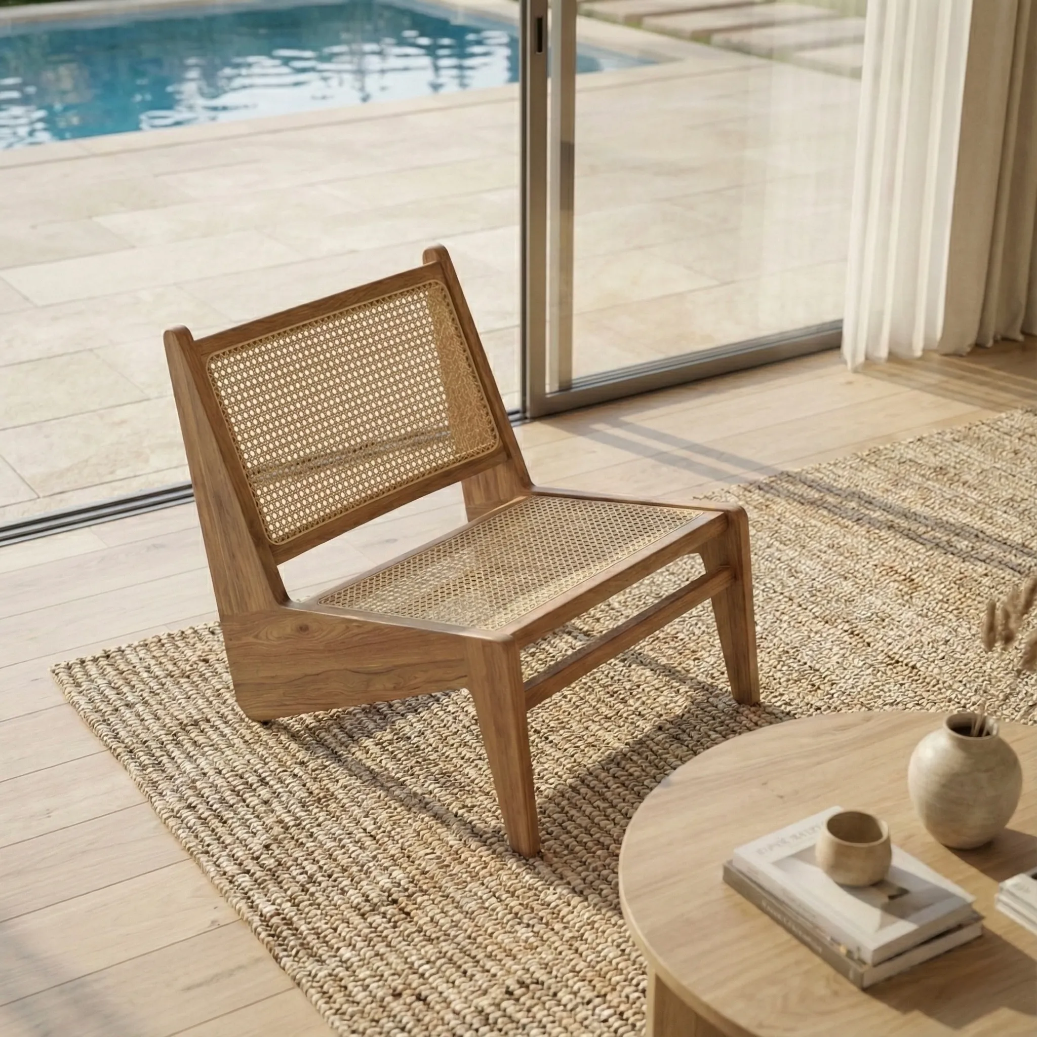 Japandi Style Living Room Dubai