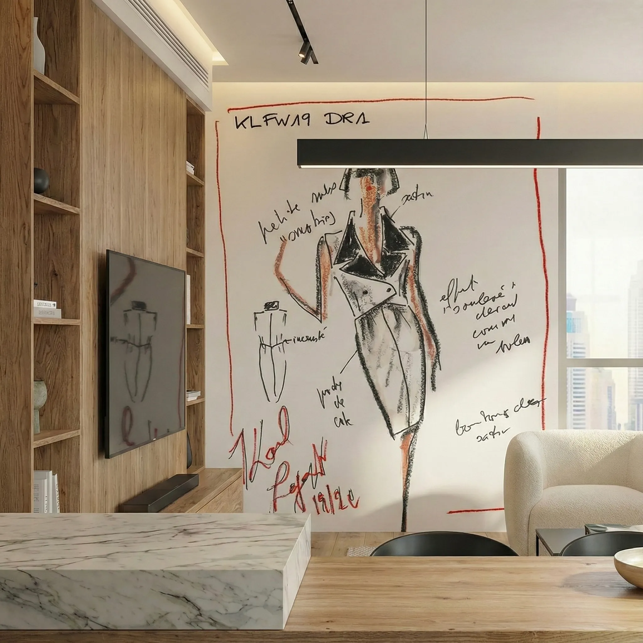 Graphic Stripe Interior Design