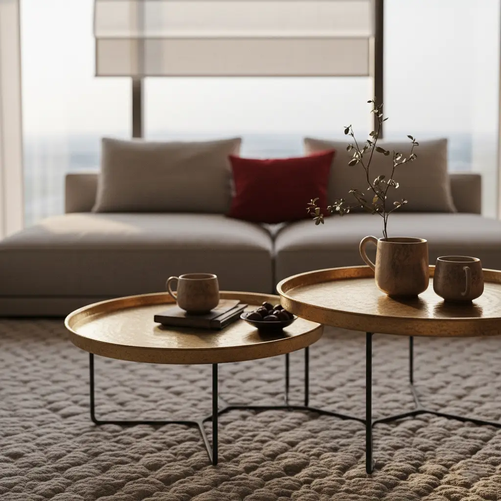 MJL Dubai Apartment Design: Contemporary Luxury Interior by Kate Interiors Luxury Apartment in MJL, Dubai