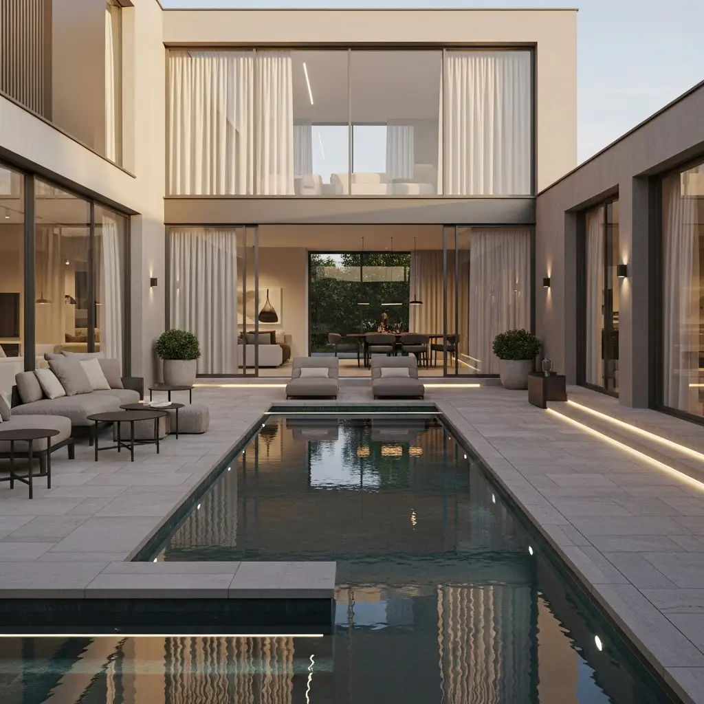 Riyadh Villa Interior Design: Modern Luxury Detail by Kate Interiors Luxury Villa Riyadh Interior Detail. Modern and Premium Saudi Home Design.